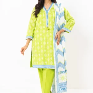alkaram studio 3 piece printed lawn – spring/summer collection | 30% off