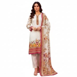 khaadi 3 piece jacquard suit – 100% cotton | free shipping | 50% off