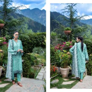 zesh 3 piece printed airjet khaddar – winter collection | 30% off | free shipping